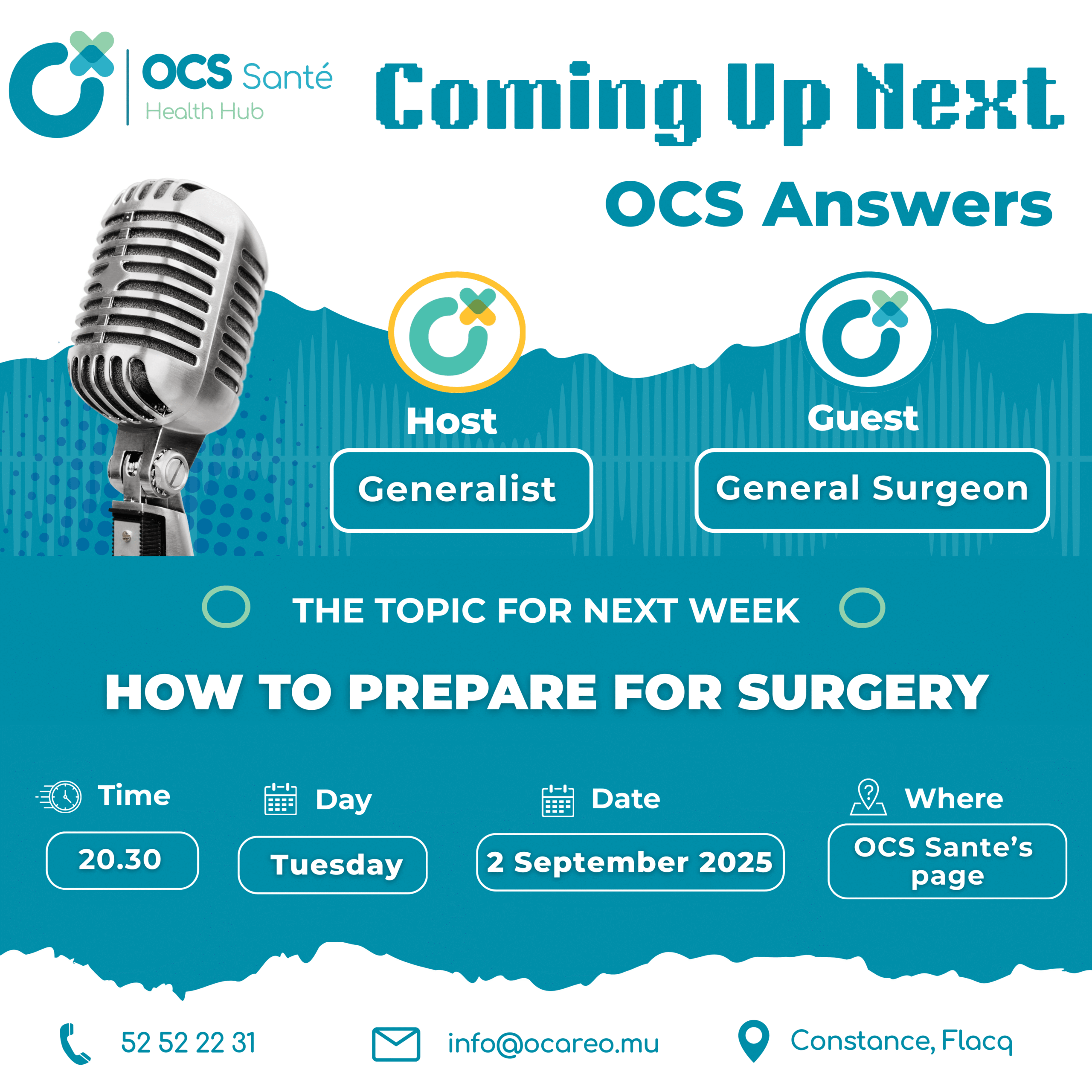 Ocs Sante Webinar