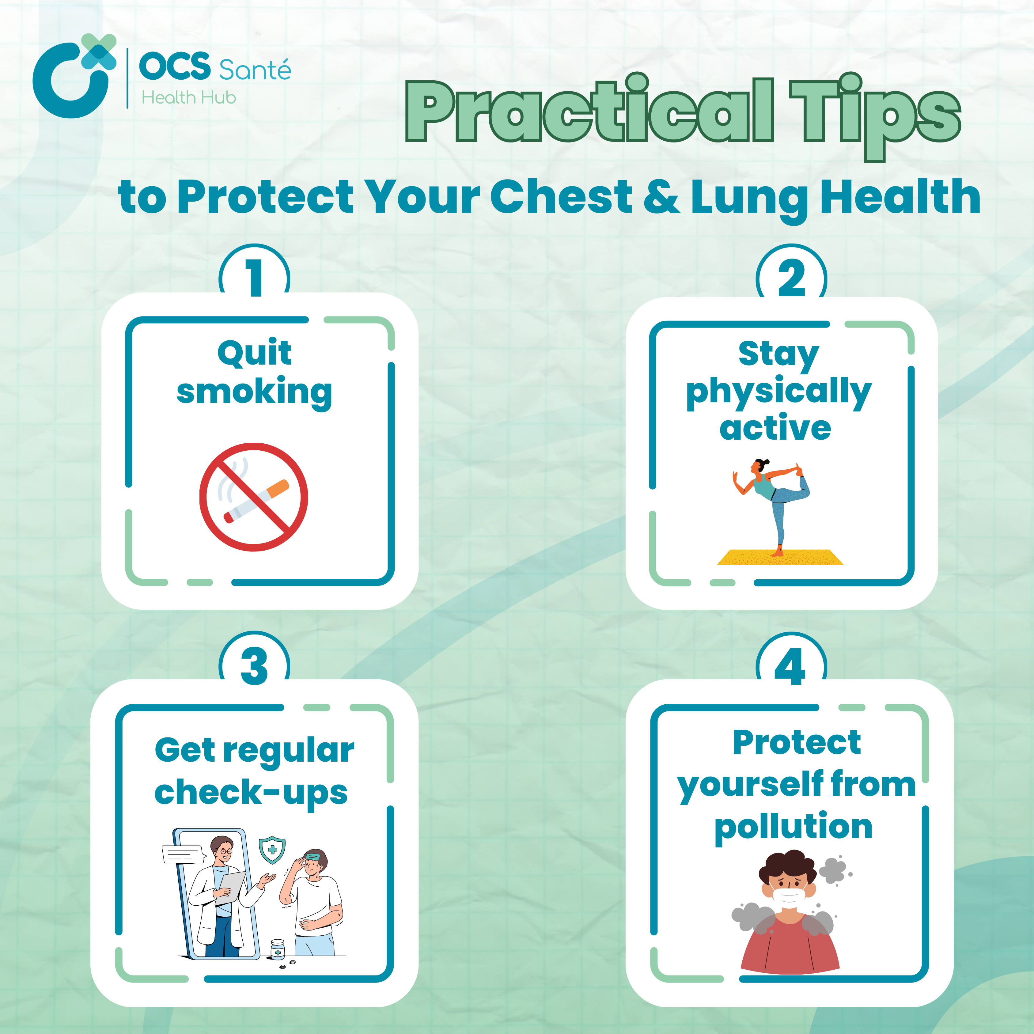 Protect your chest and lungs